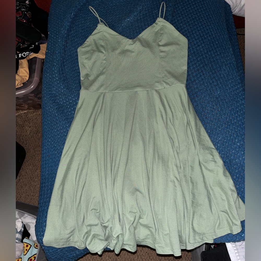 juniors strappy back mini dress